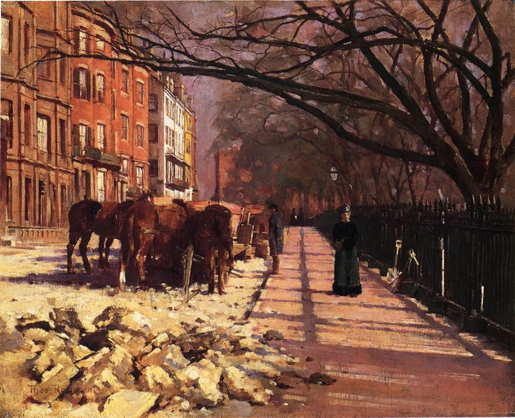 Theodore Robinson Beacon Street Boston